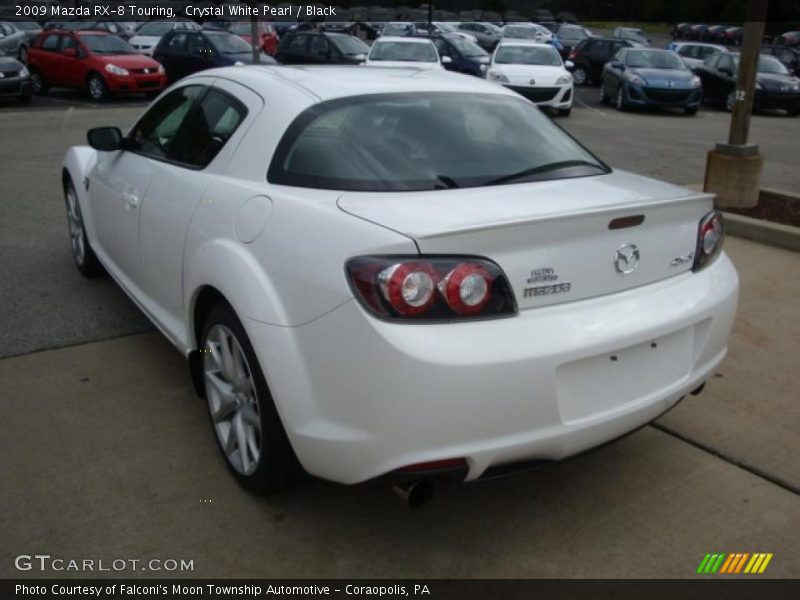 Crystal White Pearl / Black 2009 Mazda RX-8 Touring