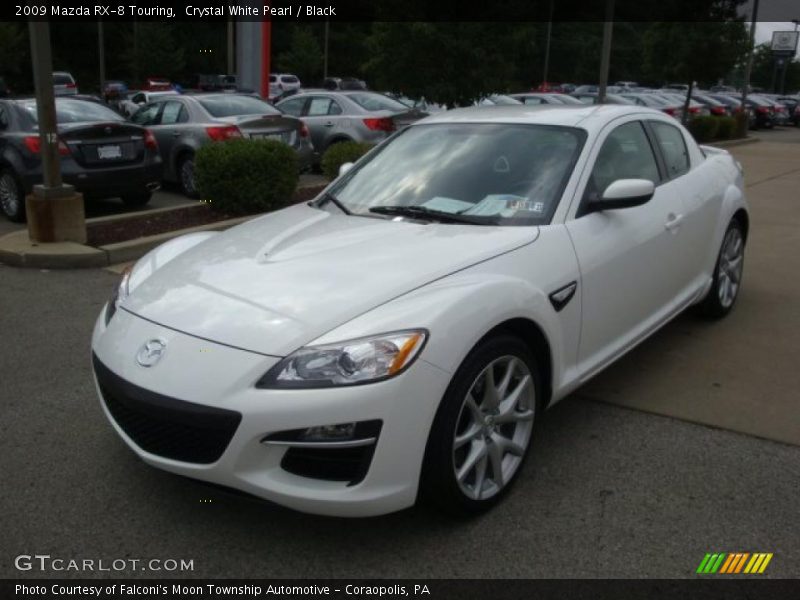 Crystal White Pearl / Black 2009 Mazda RX-8 Touring