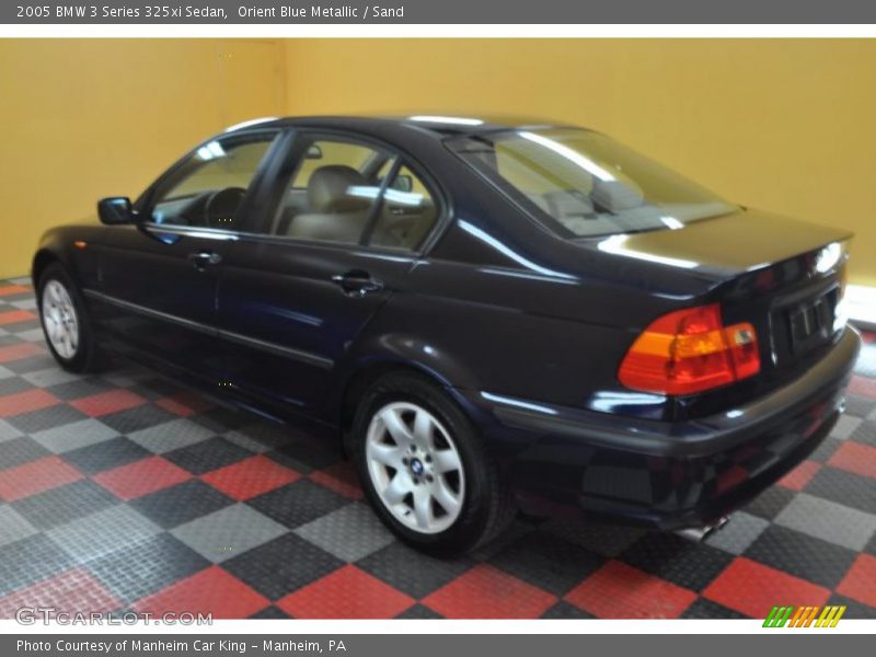 Orient Blue Metallic / Sand 2005 BMW 3 Series 325xi Sedan