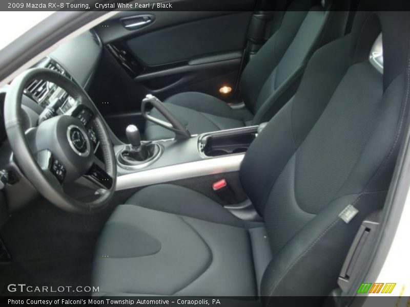 Crystal White Pearl / Black 2009 Mazda RX-8 Touring