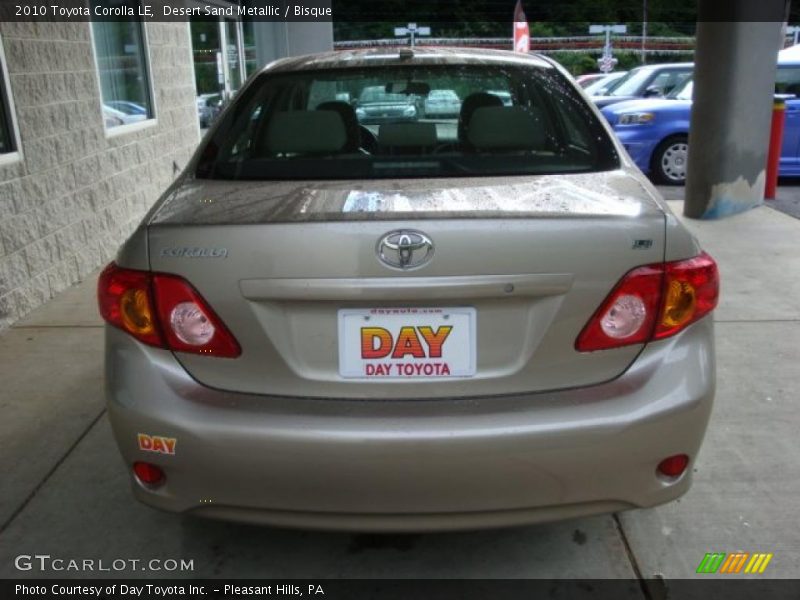 Desert Sand Metallic / Bisque 2010 Toyota Corolla LE