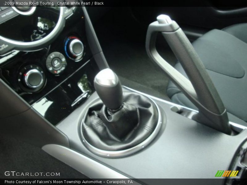 Crystal White Pearl / Black 2009 Mazda RX-8 Touring