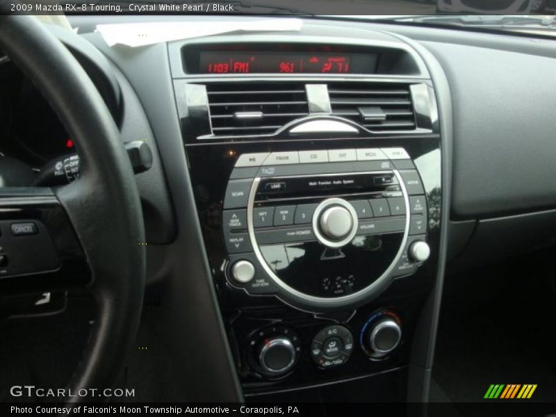 Crystal White Pearl / Black 2009 Mazda RX-8 Touring