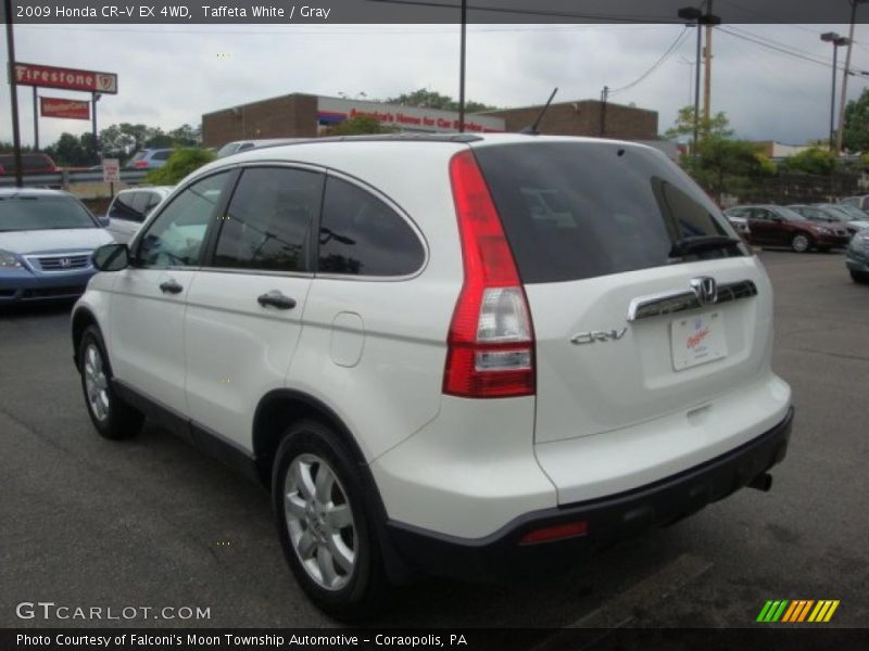 Taffeta White / Gray 2009 Honda CR-V EX 4WD