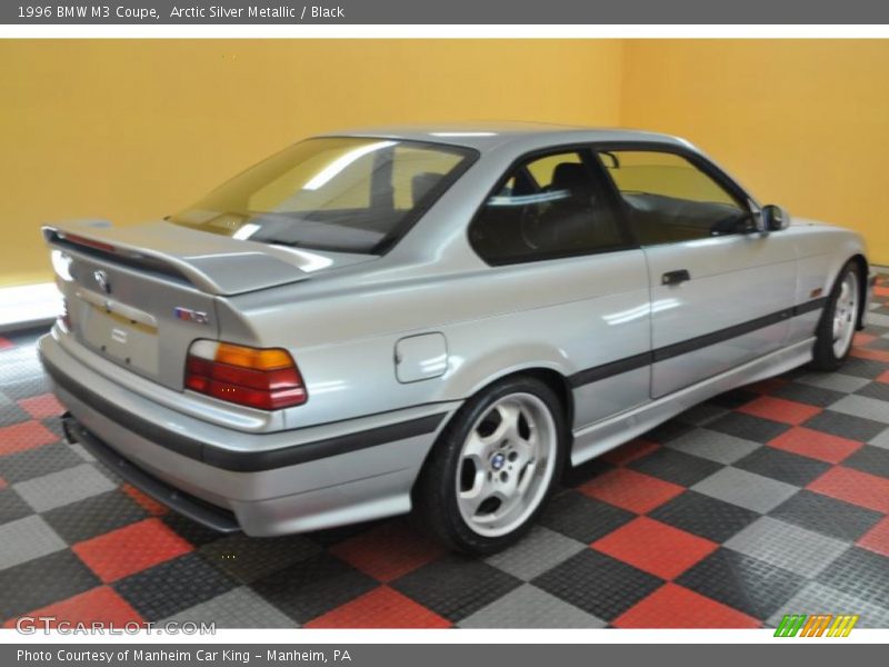 Arctic Silver Metallic / Black 1996 BMW M3 Coupe