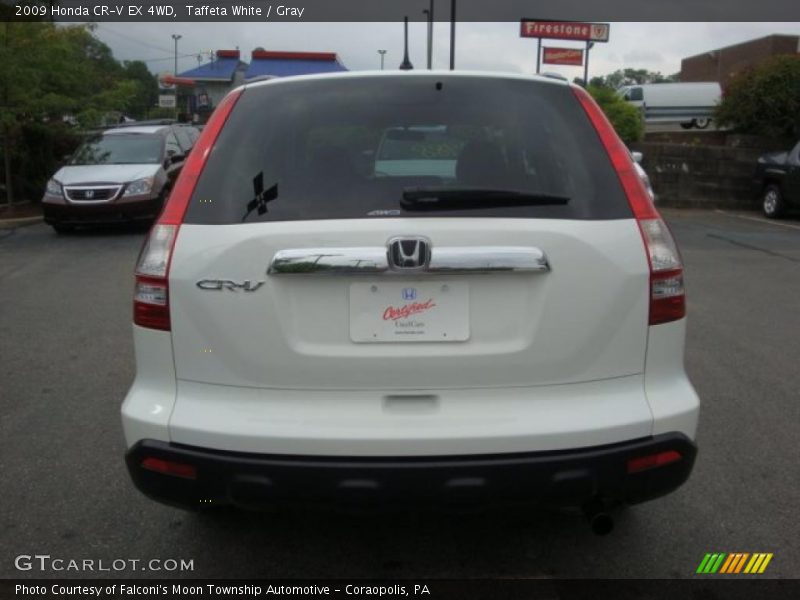 Taffeta White / Gray 2009 Honda CR-V EX 4WD