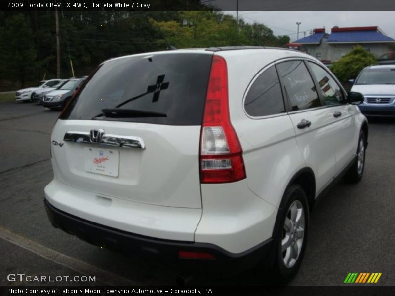 Taffeta White / Gray 2009 Honda CR-V EX 4WD