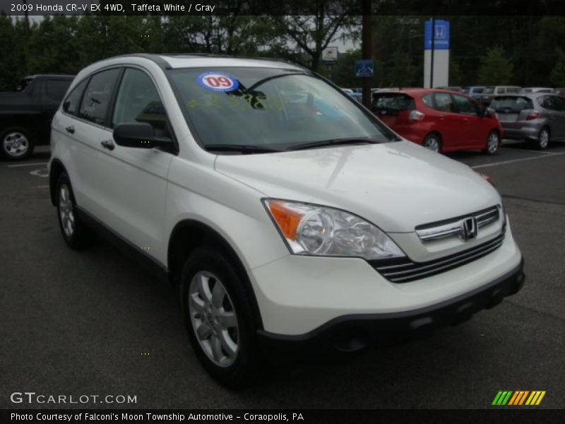 Taffeta White / Gray 2009 Honda CR-V EX 4WD