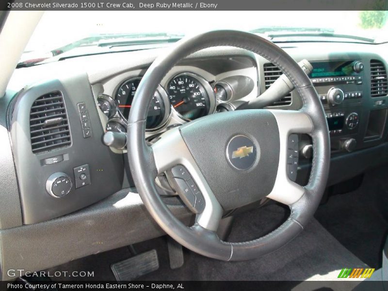 Deep Ruby Metallic / Ebony 2008 Chevrolet Silverado 1500 LT Crew Cab