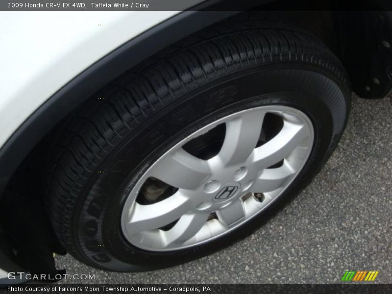 Taffeta White / Gray 2009 Honda CR-V EX 4WD