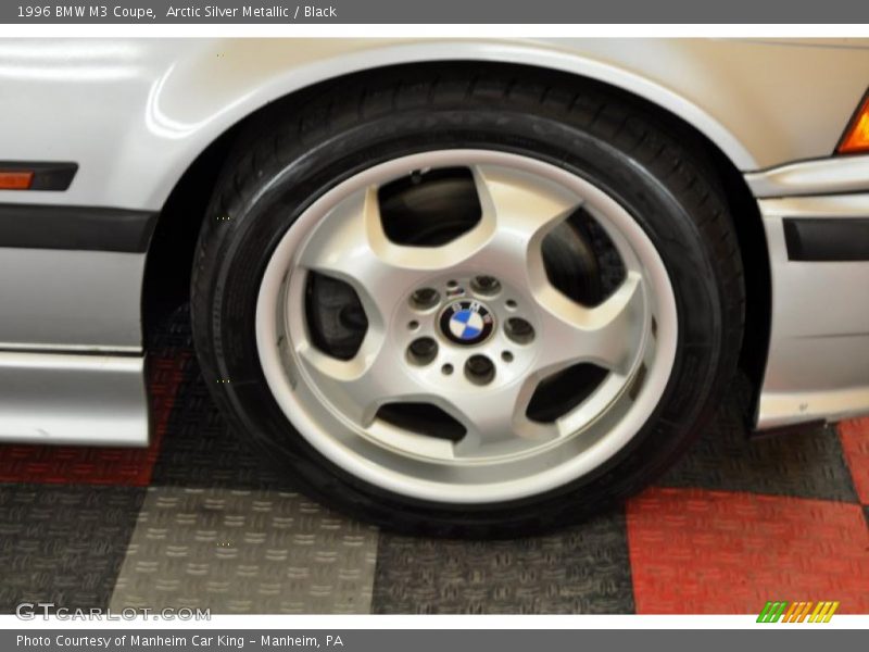 Arctic Silver Metallic / Black 1996 BMW M3 Coupe