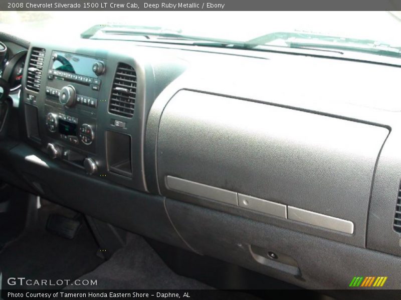 Deep Ruby Metallic / Ebony 2008 Chevrolet Silverado 1500 LT Crew Cab