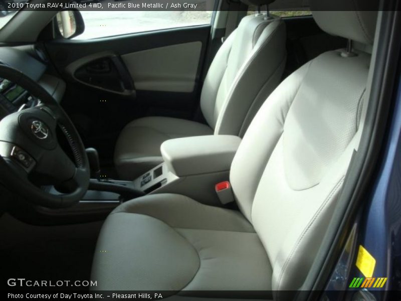 Pacific Blue Metallic / Ash Gray 2010 Toyota RAV4 Limited 4WD