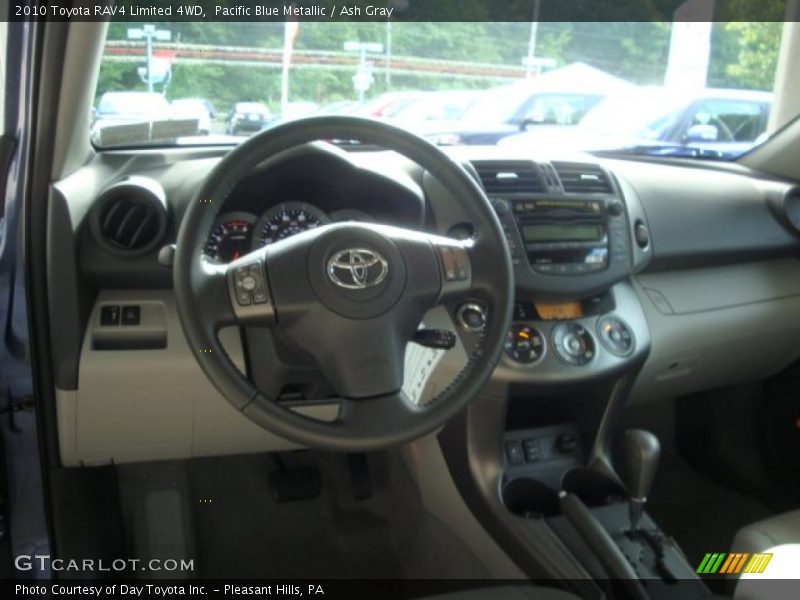 Pacific Blue Metallic / Ash Gray 2010 Toyota RAV4 Limited 4WD
