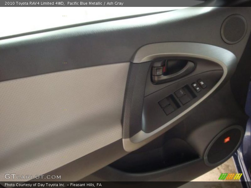 Pacific Blue Metallic / Ash Gray 2010 Toyota RAV4 Limited 4WD