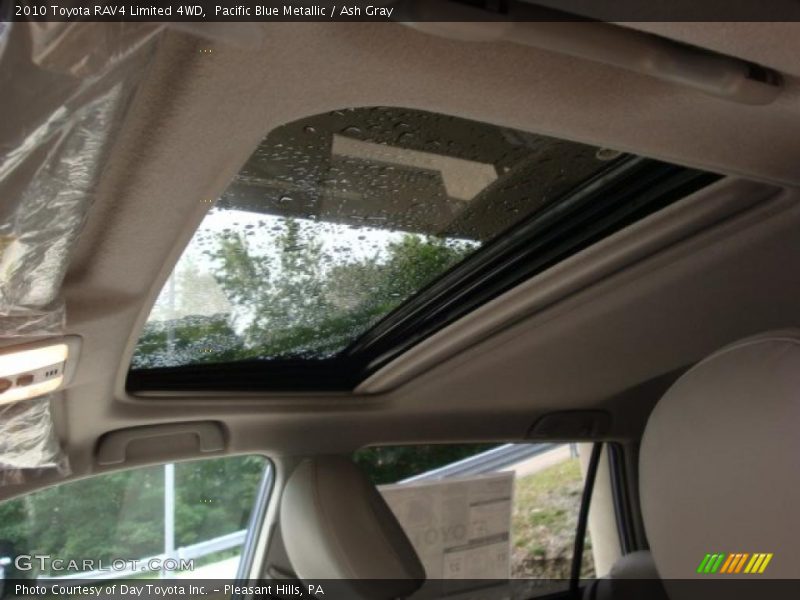 Pacific Blue Metallic / Ash Gray 2010 Toyota RAV4 Limited 4WD
