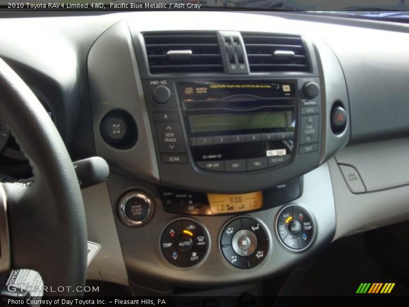Pacific Blue Metallic / Ash Gray 2010 Toyota RAV4 Limited 4WD
