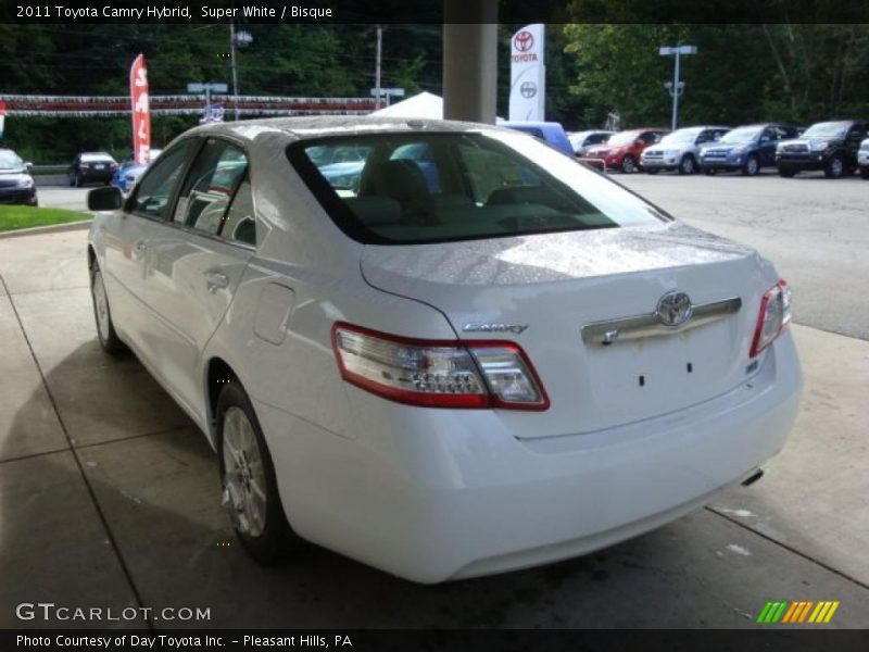 Super White / Bisque 2011 Toyota Camry Hybrid