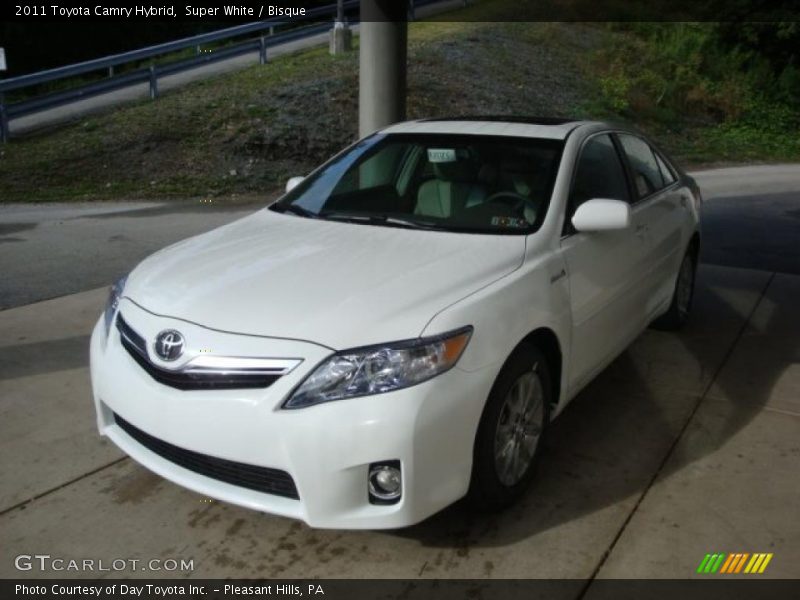 Super White / Bisque 2011 Toyota Camry Hybrid