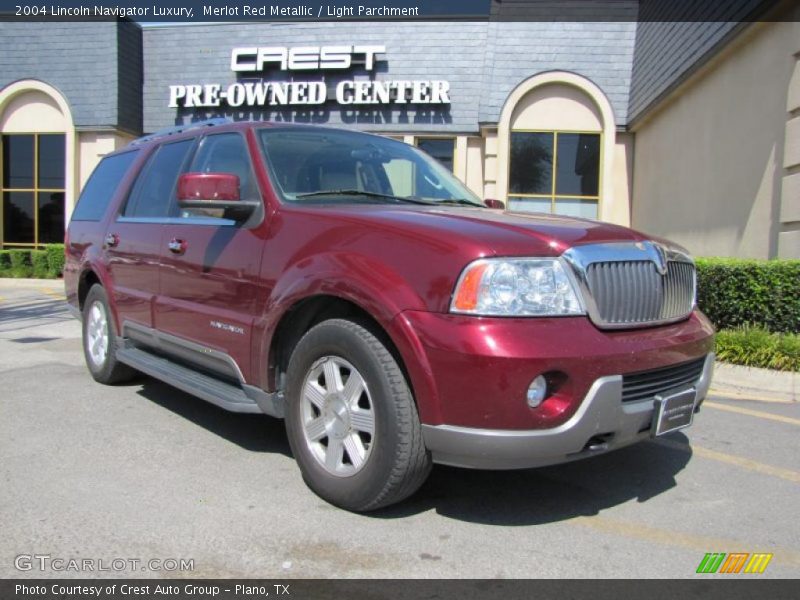 Merlot Red Metallic / Light Parchment 2004 Lincoln Navigator Luxury