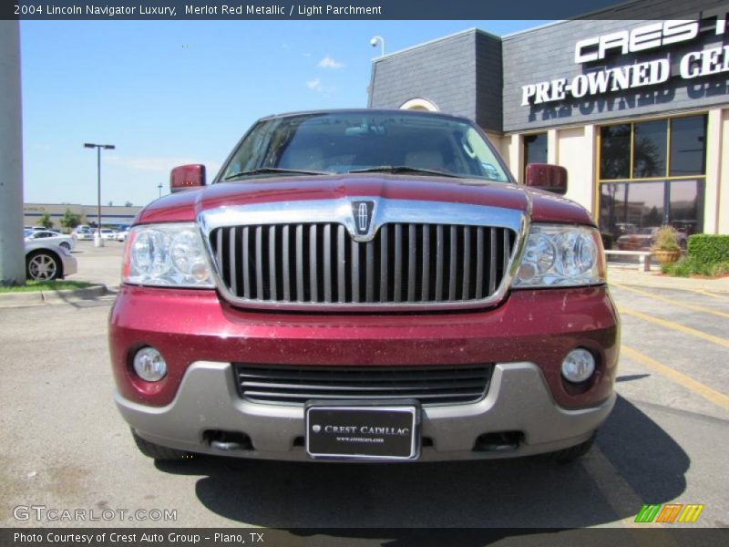 Merlot Red Metallic / Light Parchment 2004 Lincoln Navigator Luxury