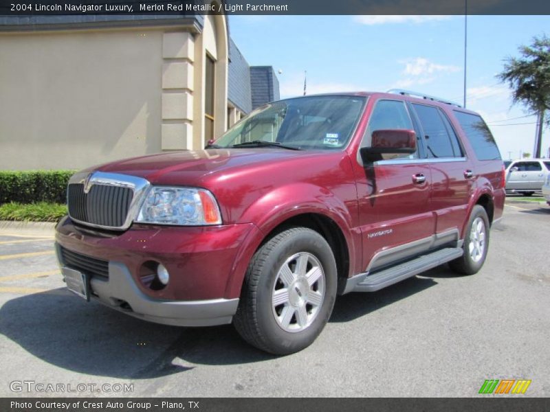 Merlot Red Metallic / Light Parchment 2004 Lincoln Navigator Luxury