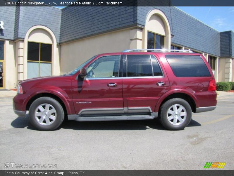 Merlot Red Metallic / Light Parchment 2004 Lincoln Navigator Luxury