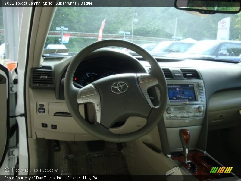 Super White / Bisque 2011 Toyota Camry Hybrid