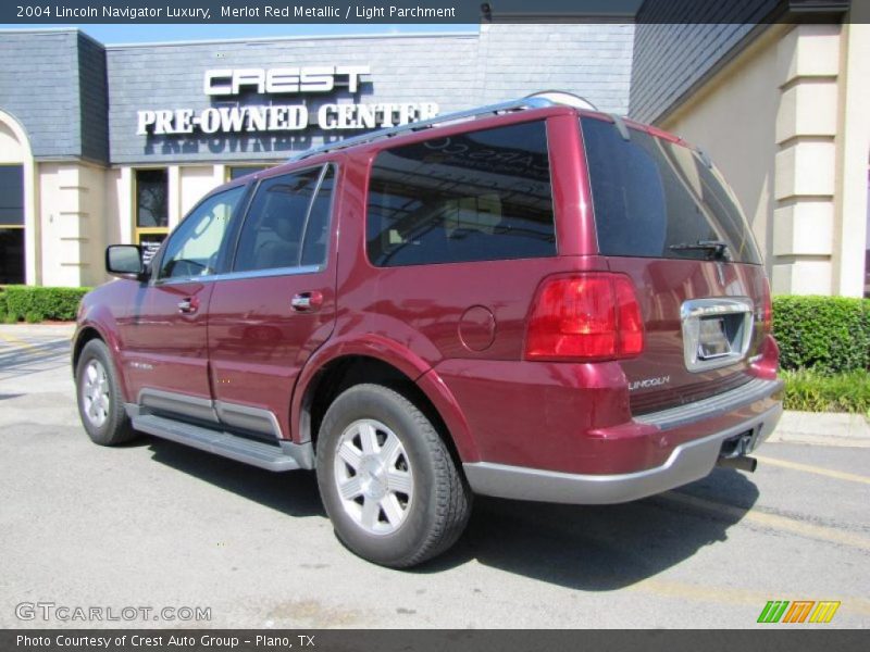 Merlot Red Metallic / Light Parchment 2004 Lincoln Navigator Luxury