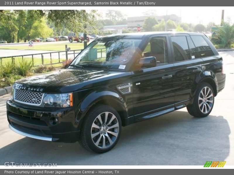 Santorini Black Metallic / Tan/Ebony 2011 Land Rover Range Rover Sport Supercharged