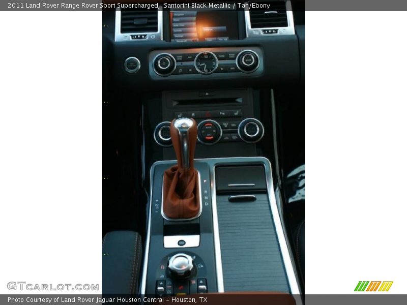 Santorini Black Metallic / Tan/Ebony 2011 Land Rover Range Rover Sport Supercharged