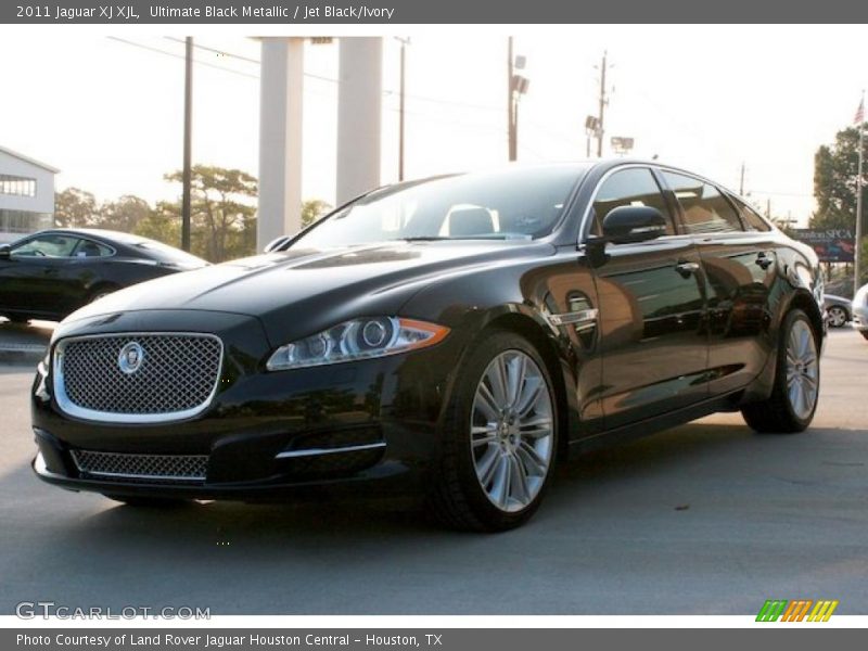 Ultimate Black Metallic / Jet Black/Ivory 2011 Jaguar XJ XJL