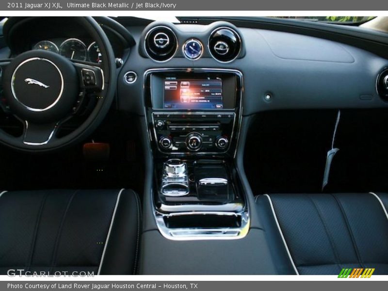 Ultimate Black Metallic / Jet Black/Ivory 2011 Jaguar XJ XJL