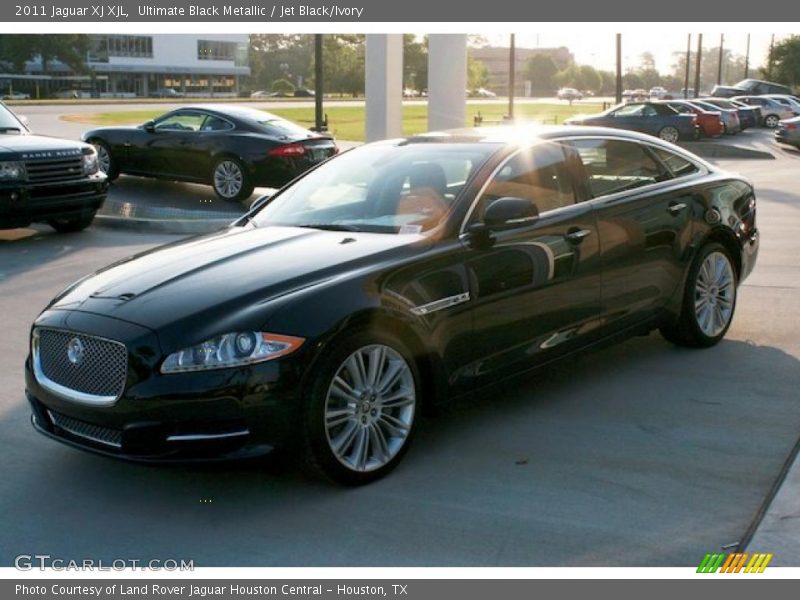 Ultimate Black Metallic / Jet Black/Ivory 2011 Jaguar XJ XJL