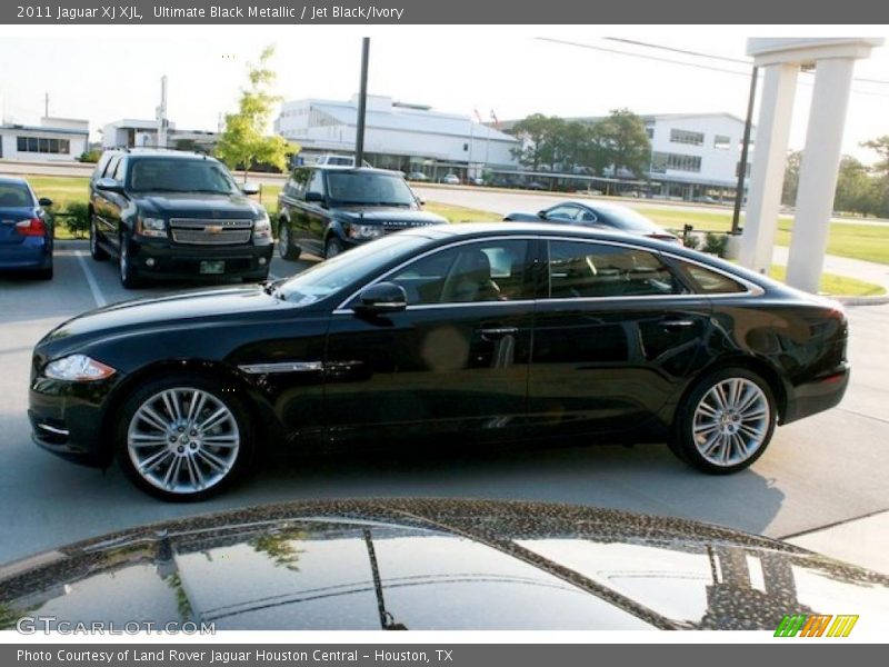 Ultimate Black Metallic / Jet Black/Ivory 2011 Jaguar XJ XJL
