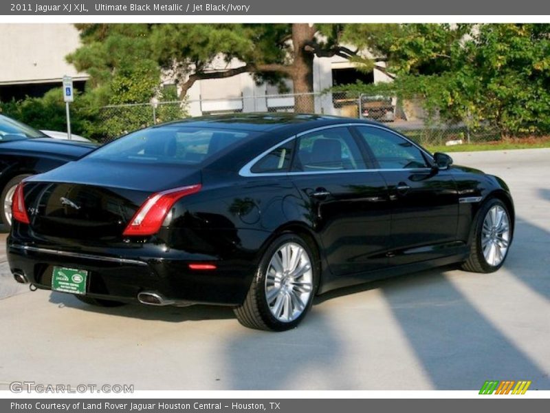 Ultimate Black Metallic / Jet Black/Ivory 2011 Jaguar XJ XJL