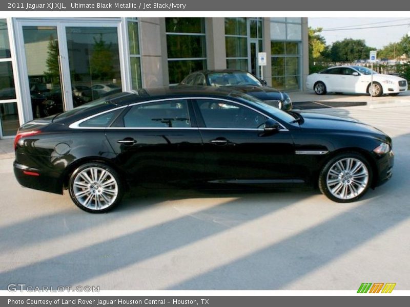 Ultimate Black Metallic / Jet Black/Ivory 2011 Jaguar XJ XJL