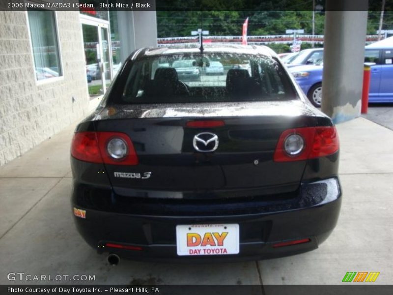 Black Mica / Black 2006 Mazda MAZDA3 i Sedan