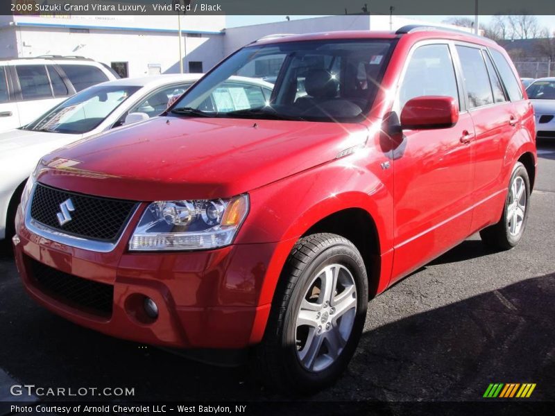 Vivid Red / Black 2008 Suzuki Grand Vitara Luxury