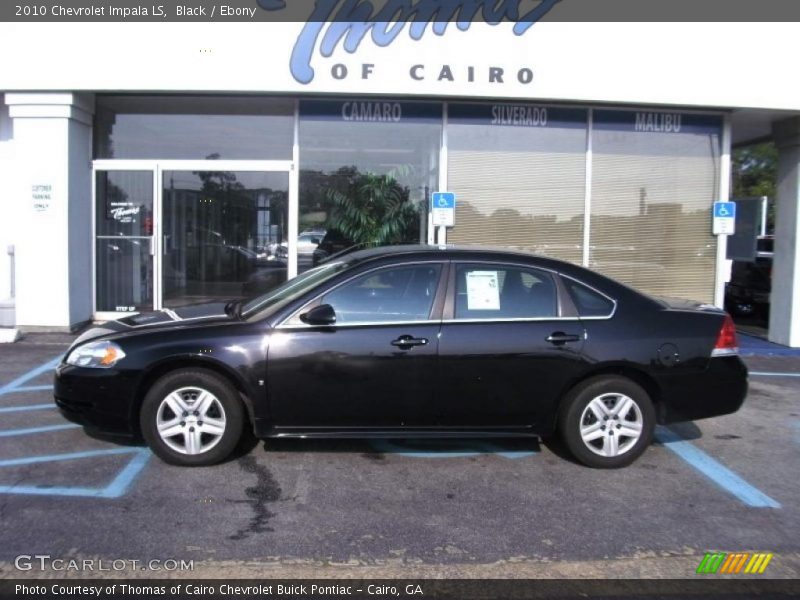 Black / Ebony 2010 Chevrolet Impala LS