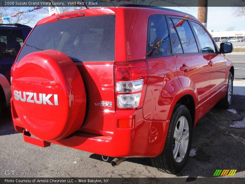 Vivid Red / Black 2008 Suzuki Grand Vitara Luxury