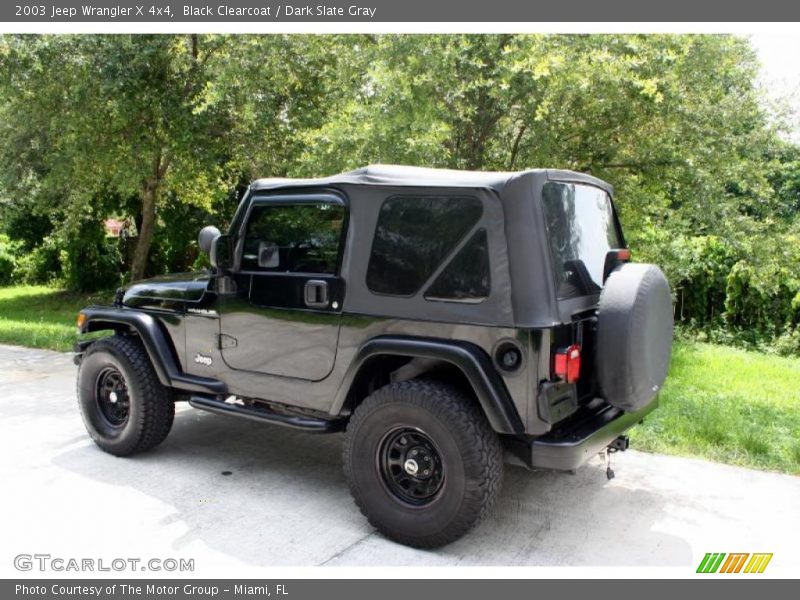 Black Clearcoat / Dark Slate Gray 2003 Jeep Wrangler X 4x4