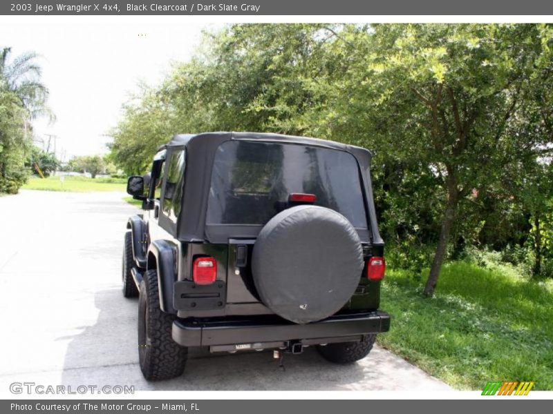 Black Clearcoat / Dark Slate Gray 2003 Jeep Wrangler X 4x4