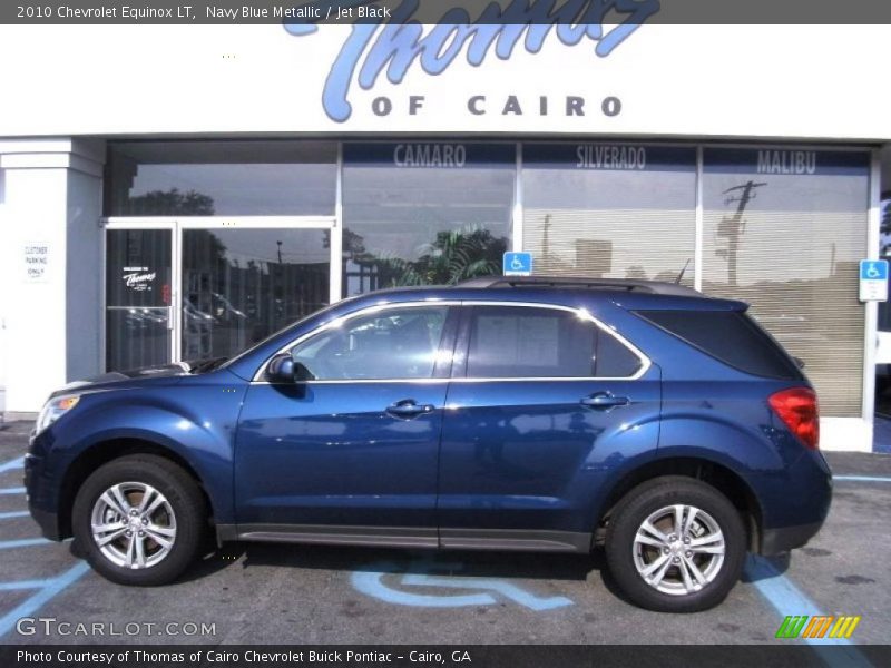 Navy Blue Metallic / Jet Black 2010 Chevrolet Equinox LT
