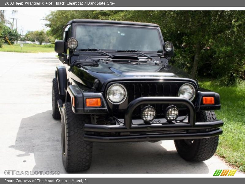 Black Clearcoat / Dark Slate Gray 2003 Jeep Wrangler X 4x4