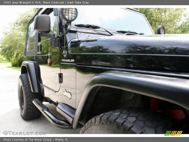 Black Clearcoat / Dark Slate Gray 2003 Jeep Wrangler X 4x4