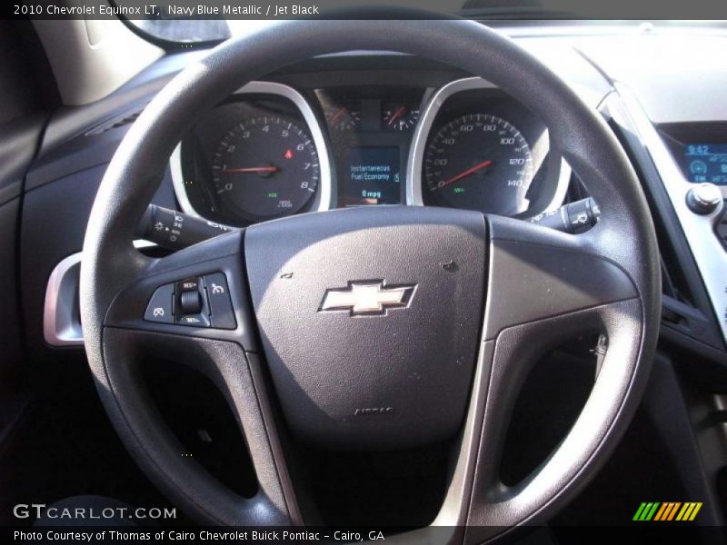 Navy Blue Metallic / Jet Black 2010 Chevrolet Equinox LT