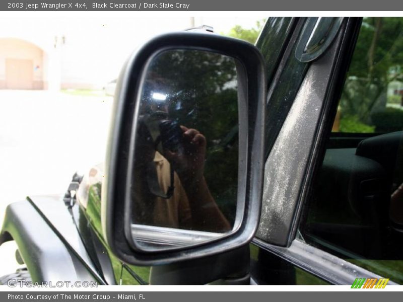 Black Clearcoat / Dark Slate Gray 2003 Jeep Wrangler X 4x4