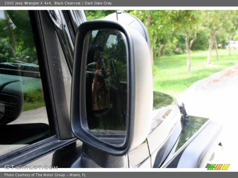 Black Clearcoat / Dark Slate Gray 2003 Jeep Wrangler X 4x4