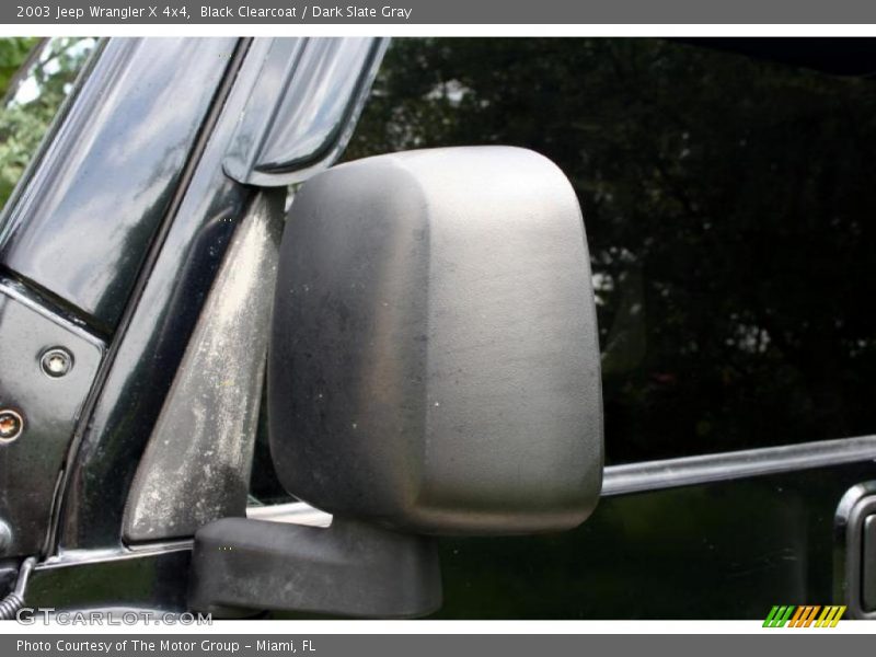 Black Clearcoat / Dark Slate Gray 2003 Jeep Wrangler X 4x4